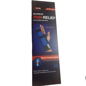 💜Featol Finger Splint Hand Brace | Pinky Finger Splint For Boxer Fractures XL